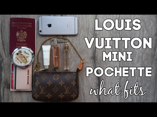 WHAT FITS INSIDE/HOW I USE - LOUIS VUITTON MINI POCHETTE! 