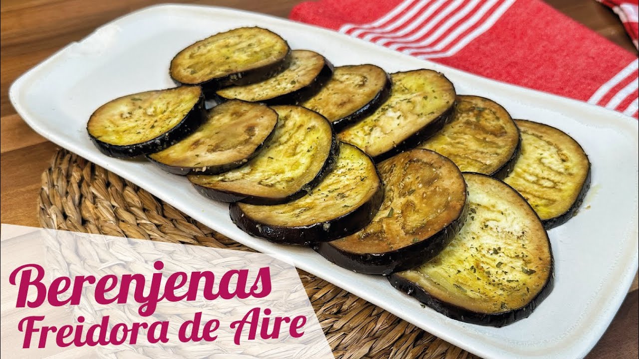 BERENJENAS EN FREIDORA DE AIRE 🍆 Receta fácil de berenjena en airfryer