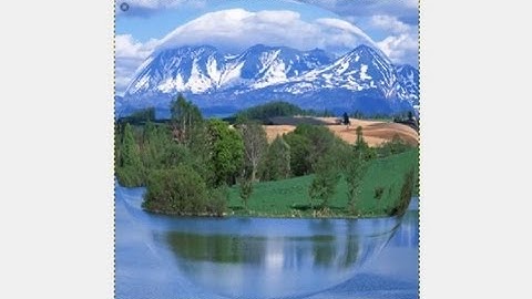 Speed Tutorial Gimp - Effetto Obiettivo Fisheye - Fisheye Lens Effect