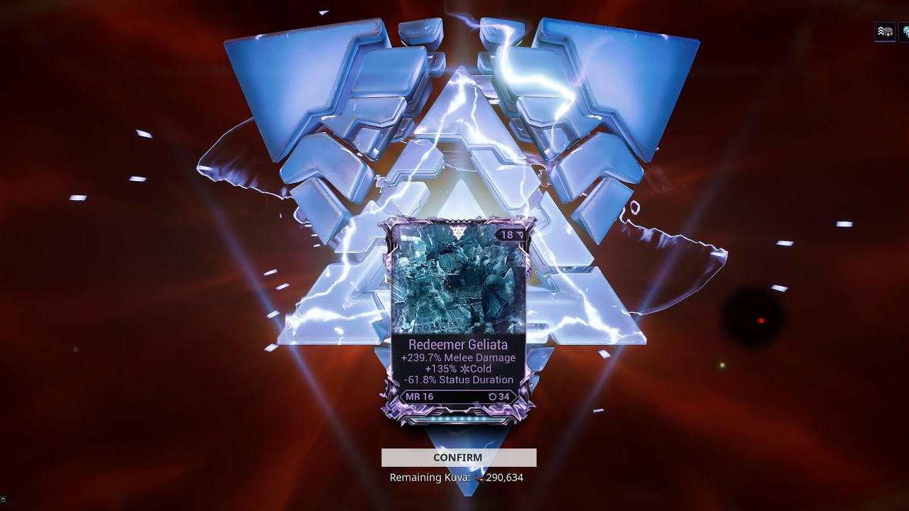 Redemer Riven 100000 kuva in redeemer riven | Warframe - YouTube