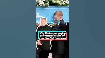 Why did the man carrying Ricky Hatton’s coffin cry more than Ricky’s own son  #RickyHatton#us