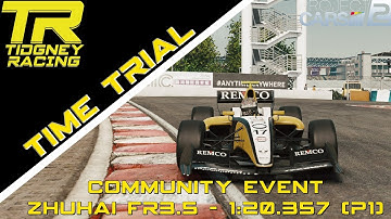 [PCars2 PC] - Zhuhai FR3.5 Community Event: 1:20.357 (Rank 1)