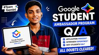 Google Campus Ambassador Q&amp;A | All Doubts Cleared 🔥@Google