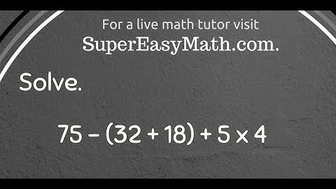 MPOTD - Order of Operations