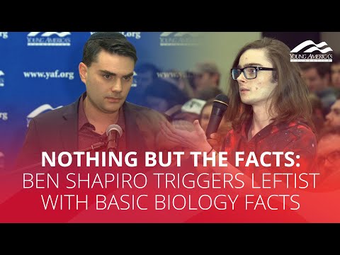 NOTHING BUT THE FACTS: Ben Shapiro triggers leftist with basic biology facts