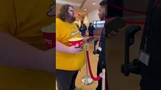 Reddit neckbeard thought karma = valid ticket 🍿📱