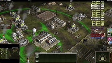 GLA Toxin vs 7 USA BOSS - Command & Conquer Generals Apocalyptic