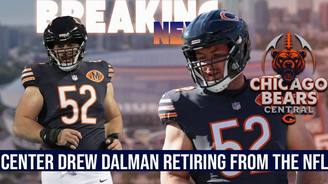 BREAKING NEWS: Drew Dalman RETIRES at 27?!  Massive O-Line Hit |  Bears Pivot To Tyler Linderbaum