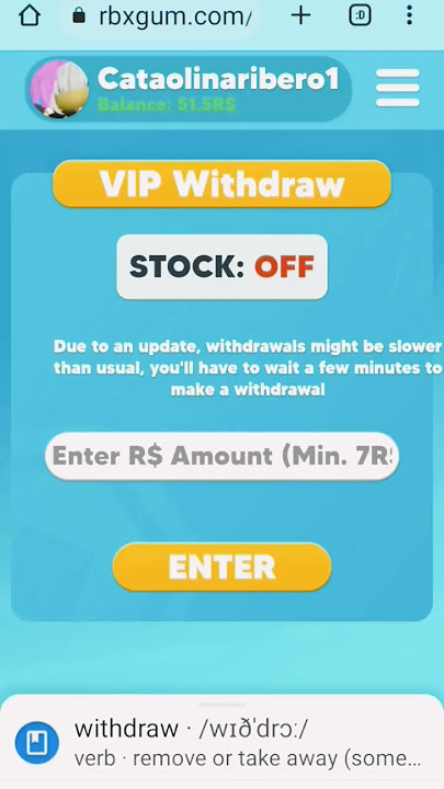 HOW TO WITHDRAW ROBUX ON THE RBXGUM SITE? VERY EASY!!! 