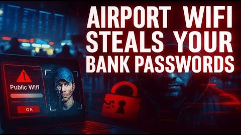 Airport WiFi Steals Passwords, Hacker Secrets Revealed Fast‎#ai#scam#fraud