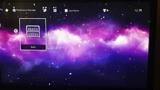 Bewölkter Raum 3 alias Colors of the nebula 2 MasterCube dynamic Theme Ps4 Design