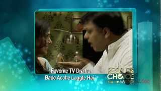 Bade Acche Lagte Hain wins Favorite TV Drama Award at the People&#39;s Choice Awards 2012 [HD]