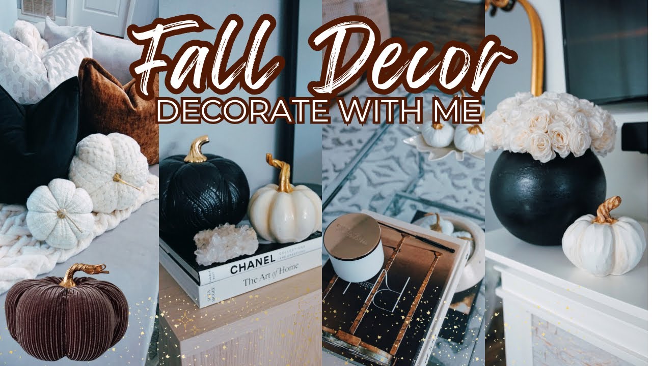 Cozy Fall Decorate With Me 🍂 | Simple Living Room + Kitchen Styling