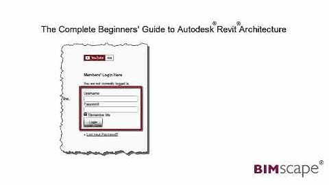 Module 1: Unit 1: Revit Architecture: Welcome to the Course!
