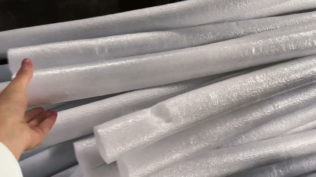 Extrusion machine for epe foamed plastic tube and bar