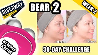 FOREO BEAR 2 | WEEK 2🔸 30-DAY CHALLENGE | DEMO + BEFORE &amp; AFTERS #foreo #bear2