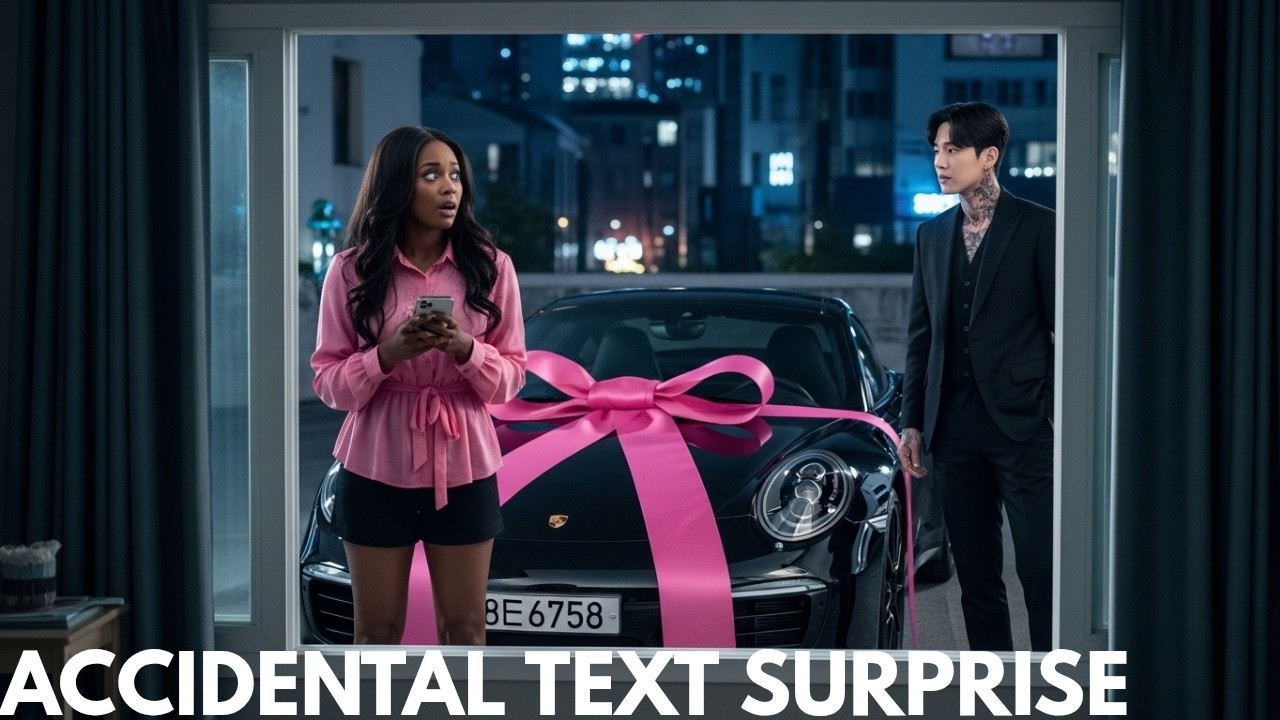 Black Woman Accidentally Texts Korean Mafia… Minutes Later He Surprises Her With a Porsche!
