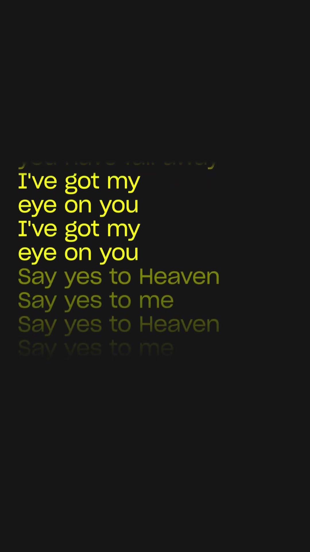 Lana Del Rey - Say Yes To Heaven (Karaoke SHORT)