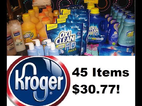 Kroger Mega Sale 45 items for $30.77 Ends June 13th