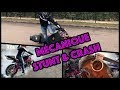 JE BRICOLE MA TRIUMPH ET JE TESTE ! Stunt &amp; Crash