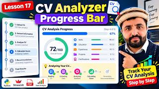 Details Video 17  CV Analyzer Progress Bar Guide
