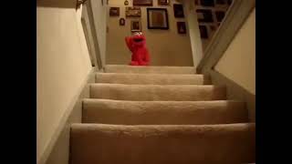 Elmo falling down stairs earrape