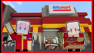 ATUN & MOMON BANGUN ALFAMART TERBESAR DI MINECRAFT !! Feat @sapipurba Minecraft