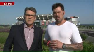 Rick Perry and Marcus Luttrell on Fox 8 News in the Morning