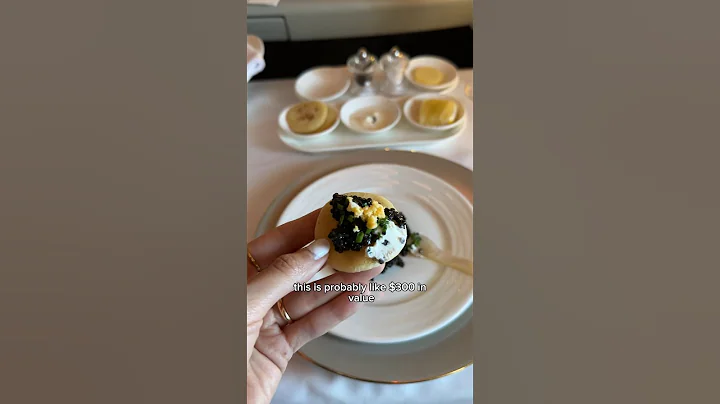 unlimited caviar on emirates first class 🤯