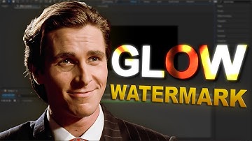 HOE: Een gloeiend watermerk maken in de After Effect-zelfstudie