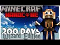 I Survived 200 Days in Hardcore Minecraft as a Mage, and Here's What Happened!!!