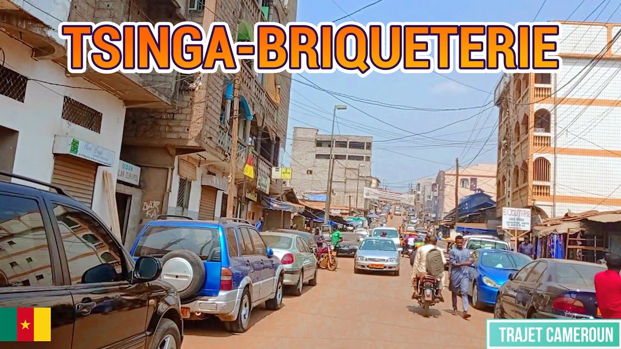 (Yaoundé - Cameroun) Quartier Tsinga-Briqueterie : Visite guidée - Trajet Cameroun