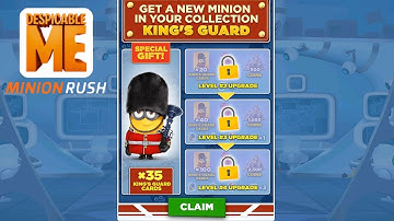 Minion rush CLAIM SPECIAL GIFT new minion ARTIST STUART gameplay