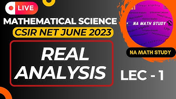 L-1 Real Analysis || CSIR NET June  2023 Complete Paper || NA MATH STUDY ||#csirnet #pyq #linear