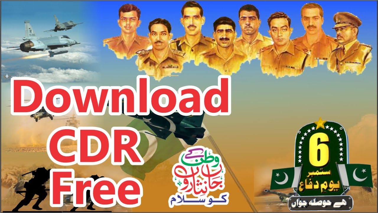 Defence Day Cd R 6 September Pakistan Defence Day CDR File | Pakistan Defence Day 2022 ...
