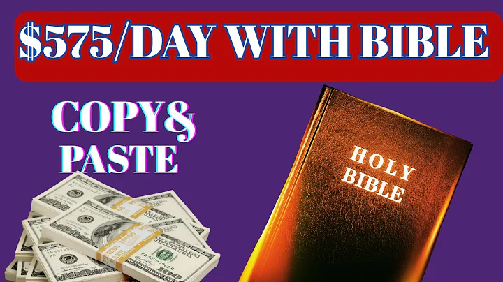 Make $575 A Day Using The Bible! Easy Copy & Paste Method
