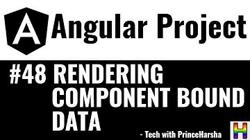 48.Angular Project Tutorial - Rendering Data bound Component