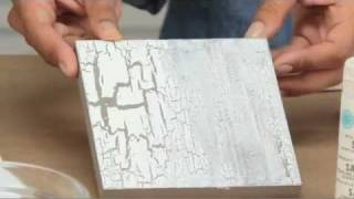 Martha Stewart Crafts Paint -- Crackle Effect