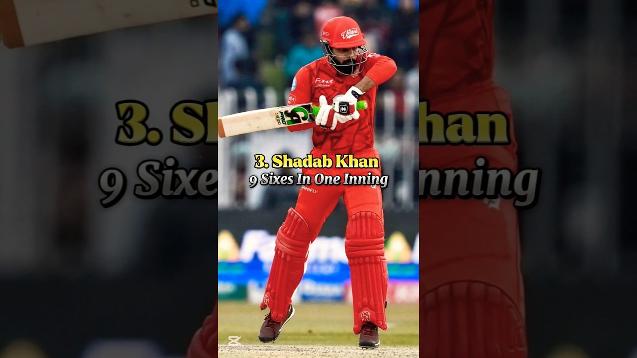 Top 5 Batsmen 😍😍With Most Sixes In An Innings In PSL History 