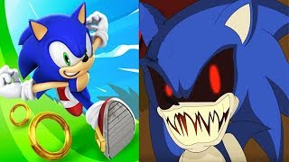 Sonic Dash vs SONIC EXE Round 2
