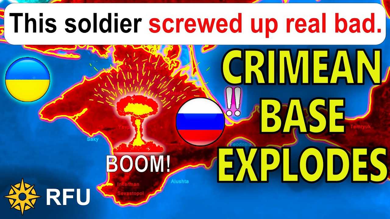 ⁣One soldier’s vacation picture causes the destruction of a massive Crimean base