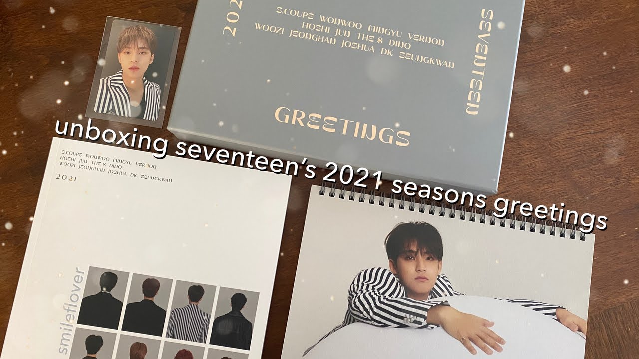 unboxing | seventeen's 2021 seasons greetings (timestamps in desc ...