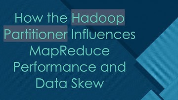 How the Hadoop Partitioner Influences MapReduce Performance and Data Skew