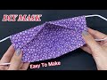 Diy New Design Face Mask Easy To Make Sewing Tutorial | Quick & Easy Pattern 3D Mask No Fog On Glass