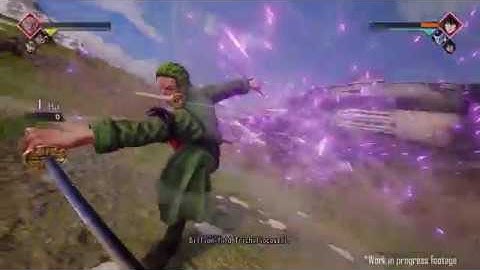 INSANE JUMP FORCE GAMEPLAY ZORO VS SASUKE ! (E3 2018)