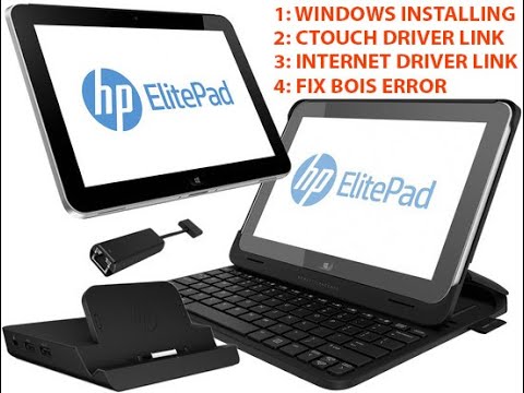 Inspektion vandtæt Mod Hp elitepad g1 900 touchscreen driver and windows installation downlaod  links are updated - YouTube