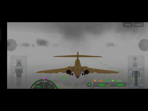 BOEING 717 LICENSE F- VERY DENSE FOG| LANDING AT LONDON AIRPORT| AIRLINE COMMANDER