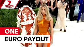 Kim Kardashian awarded one euro for Paris robbery | 7NEWS