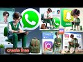 How to create 3D AI Social media boy Images | Viral photo editing | bing image creator tutorial | ai