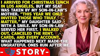 I WENT TO CHRISTMAS LUNCH MY SEAT WAS TAKEN BY MY SON-IN-LAW’S MOTHER. “PRIORITIES,” SHE SAID.